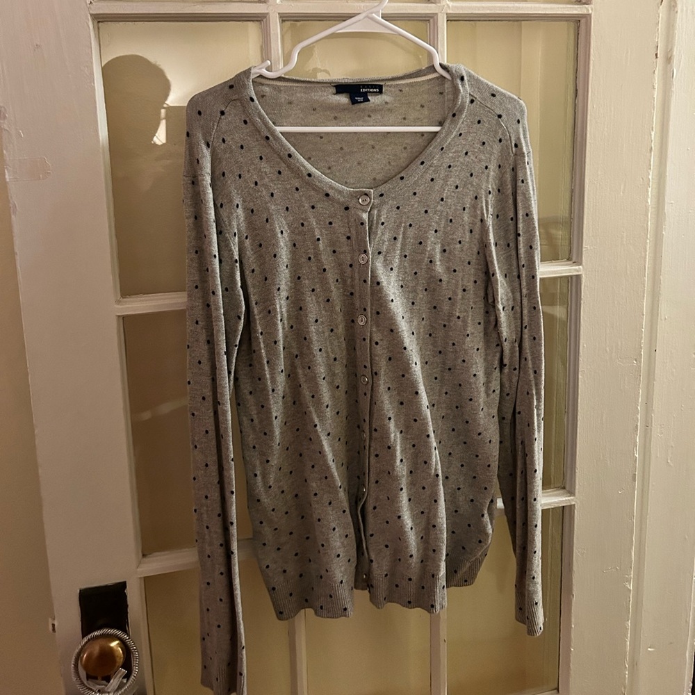 Polka dot cardigan